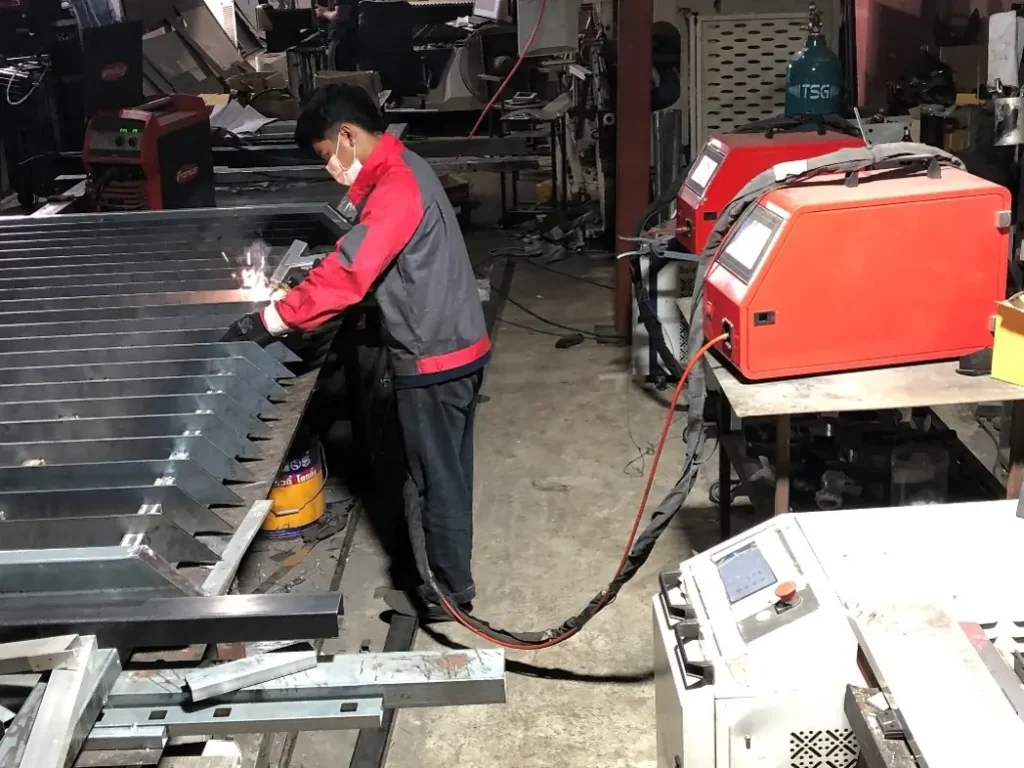 งานเชื่อมเลเซอร์ อลูมิเนียม