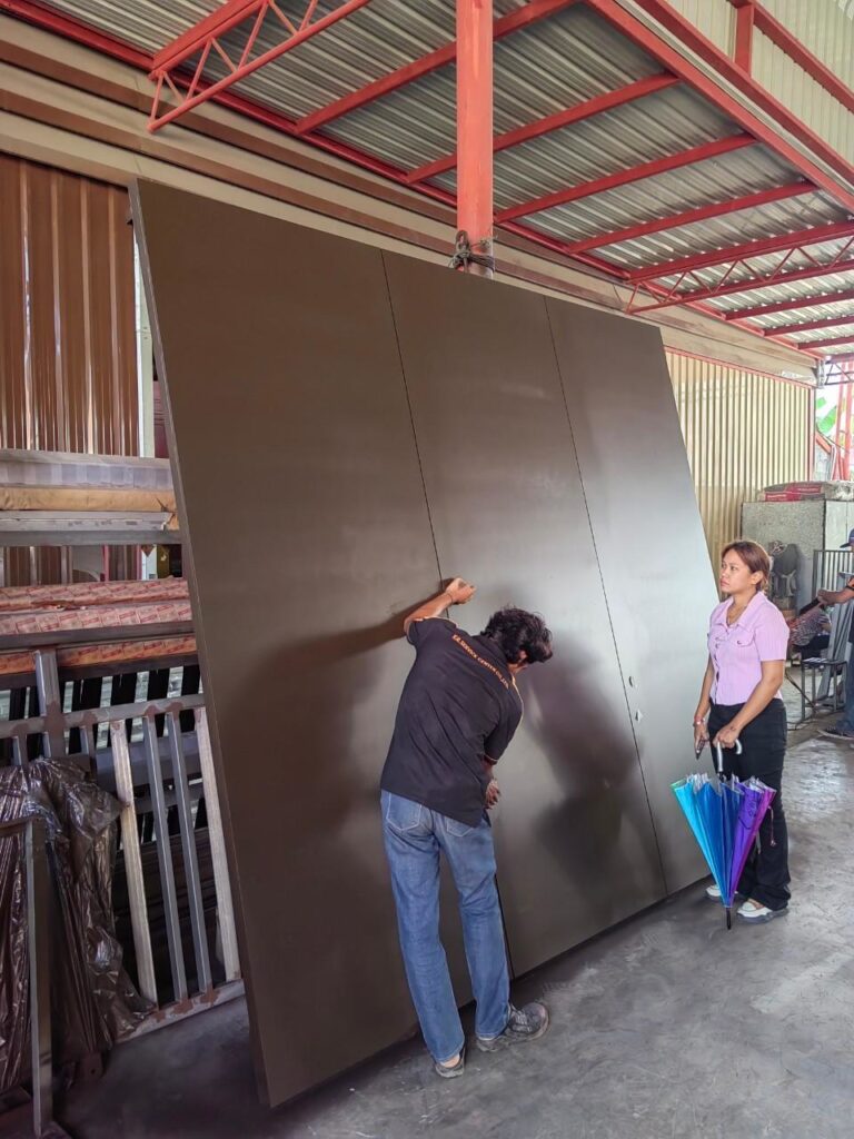 การผลิตประตูรั้ว