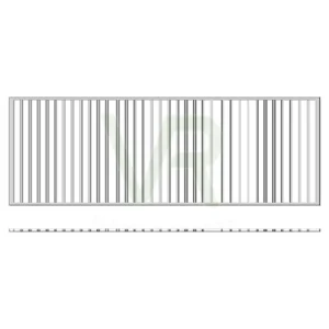 บานเลื่อนเดี่ยวแบบโปร่ง แบบที่ 1