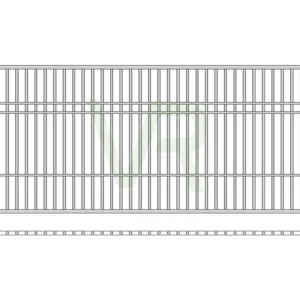 บานเลื่อนเดี่ยวแบบโปร่ง แบบที่ 2