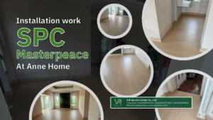 ผลงานการติดตั้งพื้น spc masterpeace