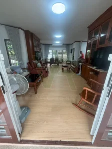 ผลงานติดตั้งพื้น spc